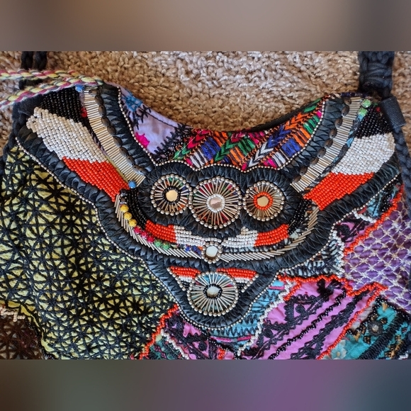 Gypsy Bohemian Patchwork Shoulder Bag - Picture 4 of 16